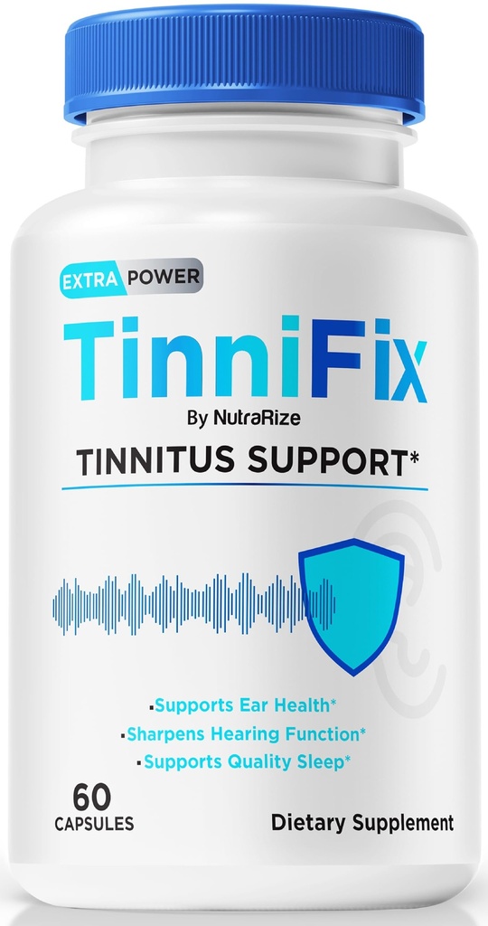 Tinnifix Capsules - Advanced Hearing Support Formula, Tinnifix Pills to Maintain Healthy Hearing, All Natural Tinnifix for Complete Ear Health, Official Tinni Fix Review (60 Capsules)