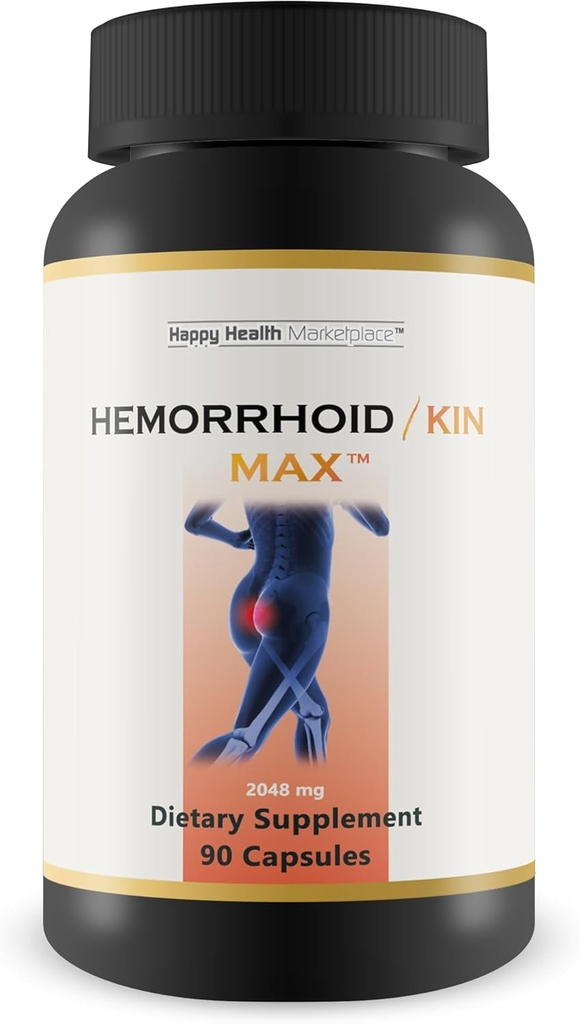 Tratamiento Hemorrhoid / Kin Max Hemorrhoid - Nuestro Mejor Tratamiento Hemorrhoids para el Alivio Hemorrhoid - Tratamiento Hemorrhoide para Hombres - Tratamiento Natural Hemorrhoide Tratamiento de Arrugado Hemorroides