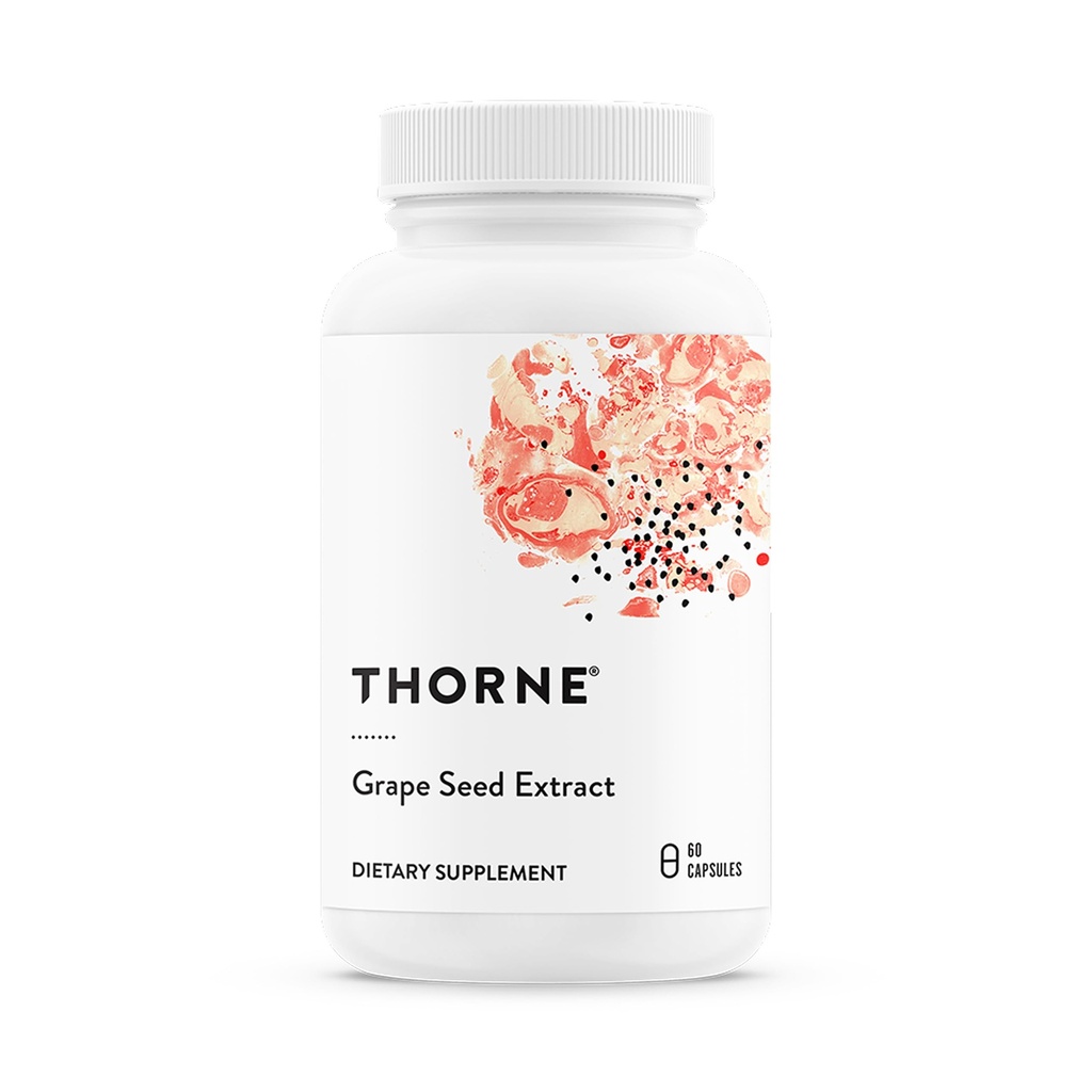 THORNE - Grape Seed Extract (Formerly O.P.C.-100) - Grape Seed Phytosome for Antioxidant Support* - 60 Capsules