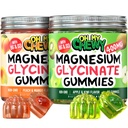 Magnesium Gummies Bundle – 2 Botellas (60 Cada uno) – Apple Kiwi & Peach Mango