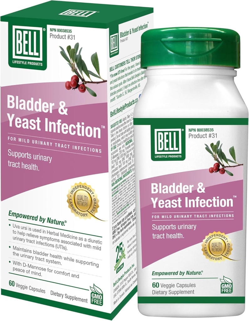 Bell Lifestyle Products Bladder Health &amp; Yeast Balance ← 60 Capsules