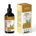 Organic Vitamin E Oil - Essential Pure Vitamin E Oil For Body Care and Skin Care - 4-Oz Bottle for Dry Skin, Wrinkles, Stretch Marks, Acne & Anti-Aging