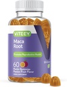 Viteey Black Maca Root Gummies - Drive, Passion & Energy Support - Black Maca Root for Men &amp; Women - Vegan, Gluten Free - 60 Count