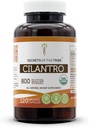Secretos de la Tribu Cilantro USDA Organic Capsules  Certified Organic Vegetarian Capsules, Herbal Dietary Supplement ← Coriandrum Sativum Dried Leaf (120 Conde)
