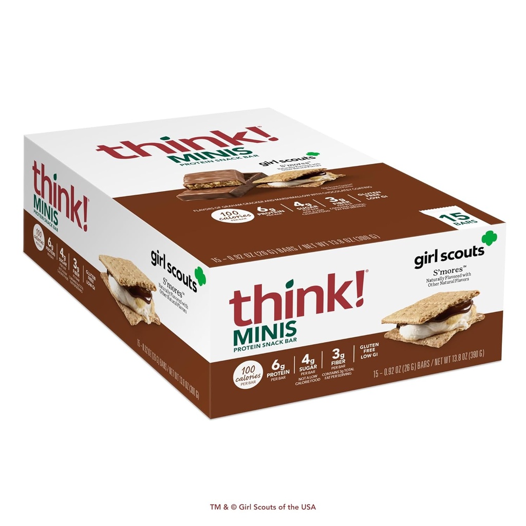 ¡Piensa! Girl Scout Minis, S'mores, 15 Conde