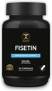 Klever Lifestyle ← Fisetin ← Bioflavonoid ← Antioxidante Suplemento, Anti-Aging Effects, Skin Health, Metabolic Benefits TEN 30 Capsules ANTE 100mg por Serving