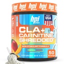BPI Sports CLA + Carnitine Shredded - Convertir Fat Cells Into Energy and Supports Lean Muscle, Boost Metabolism - Suplemento L-Carnitine no estimulante - Mango tropical (14.1 oz. / 50 Servings)