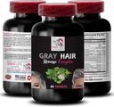 Cuerda de pequeÃ±o - Gris Hair Rejuvenation - PeluquerÃ a Rejuvenecimiento, Pelo juvenil, Pigmentación del cabello, Color Enhancing, Revive Color natural, Restoration del cabello, Brilliance del cabello 1 Botella 60 cápsulas