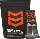 MTN OPS Hydrate Electrolytes Powder Drink Mix, 20 Single Serving On-The-Go Electrolyte Packs con más de 1000 mg de electrolitos por Serving, Mango Peach