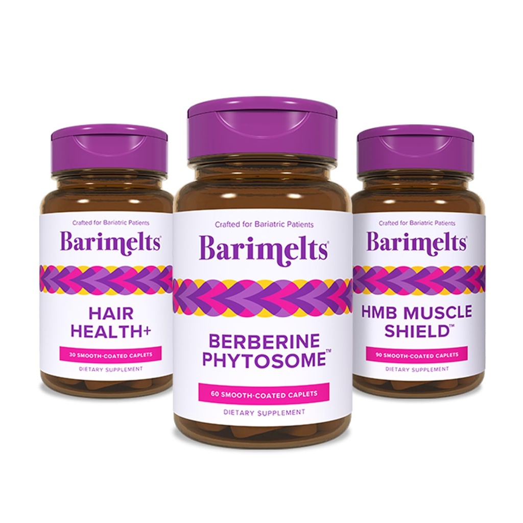BariMelts potencia tu paquete de viajes, Hair Health+, HMB Muscle Shield y Berberine Phytosome