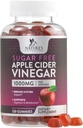 Manijas de vinagre de manzana para pérdida de peso 1000mg - Gummy de vinagre de manzana vegano para Detox &amp; Cleanse, píldoras de suplemento ACV, vitamina B12, azúcar libre de ACV Gummy, no GMO, nutrición de la naturaleza - 120 Gummies