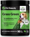 Grass Green Dog Chews - Urine Neutralizer for Lawn, Dog Pee Grass Helps Yard Stay Green Addressing Burn Spots with Probiotics & Enzymes (Turkey)