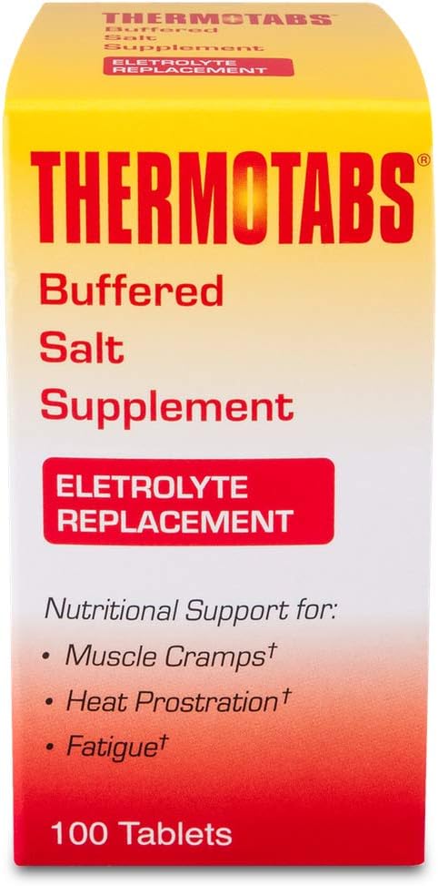 THERMOTABS Salt Supplement Buffered Tablets 100 Tablets (Pack of 2)