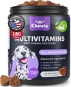 Vitaminas de perros 15 en 1 - Mandíbulas multivitamínicas de perros con MSM para la salud conjunta de la cadera - Suplemento de perros para el alivio de la piel picante - Multivitamínico para perros Apoyo inmunitario con enzimas - Piel &amp; Carne, Movilidad