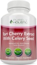 Extracto de la cereza de Tart Capsules 1000mg - 180 cápsulas, 3 mes de suministro - Blend con cereza de Tarta y polvo de semilla de celería
