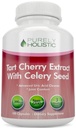 Extracto de la cereza de Tart Capsules 1000mg - 180 cápsulas, 3 mes de suministro - Blend con cereza de Tarta y polvo de semilla de celería