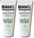 Basix Skin Defence Repair Cream (Twin Pack) Kigelia African Sausage Tree Soothes Eczema Psoriasis Dermatitis Acne Natural Ingredientes para Dry Itchy Skin Lemon Ginger Plum Rosemary Vitamin E Rose Aloe