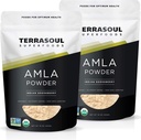 Terrasoul Superfoods Organic Amla Berry Powder (Amalaki), 2 Lbs - Rico en Antioxidante Vitamina C ¦