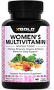 Multivitamina diaria de las mujeres veganas 50 Plus con ingredientes naturales basados en todo el alimento orgánico, jengibre, Maca, Complejo Multi-Vitamin B &amp; Más - Apoyo energético, Booster de sistema inmunológico -90 cápsulas