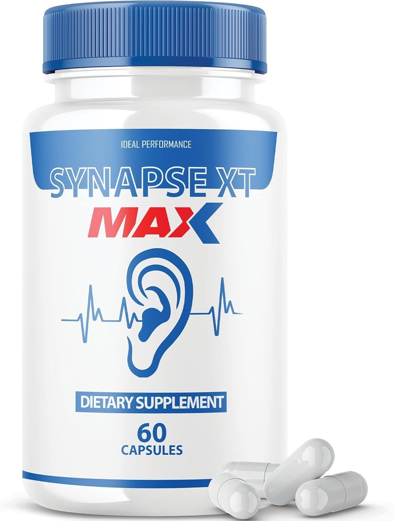 IDEAL PERFORMANCE Synapse XT Max Tinnitus Supplement Pro Premium Relief Pills (60 cápsulas)