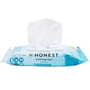 La Honest Company Fragrance Free Sanitizing Alcohol Wipes ← Antibacterial + Seguro para las manos Silencio Mata 99% de Germs, Hecho con Aloe peru 50 Cuenta (1 Pack)
