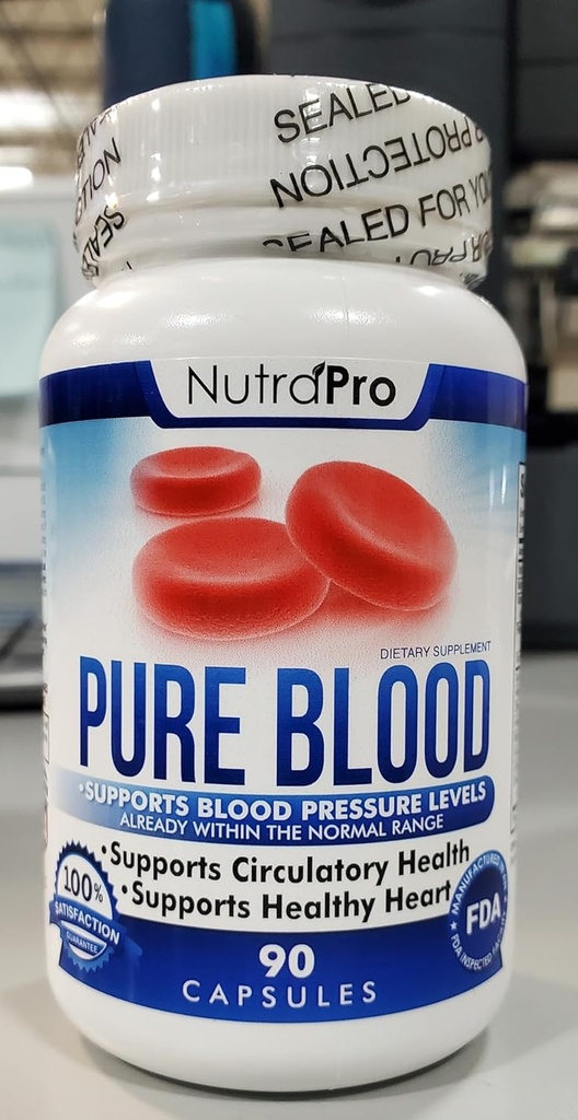 NutraPro Blood Pressure Supplements – Healthy Heart, Cholesterol Level, Blood Pressure Support.with Hawthorn.Blood Pressure Pills for Natural Anti-Hypertension and Remain in BP Zone.90 Capsules.