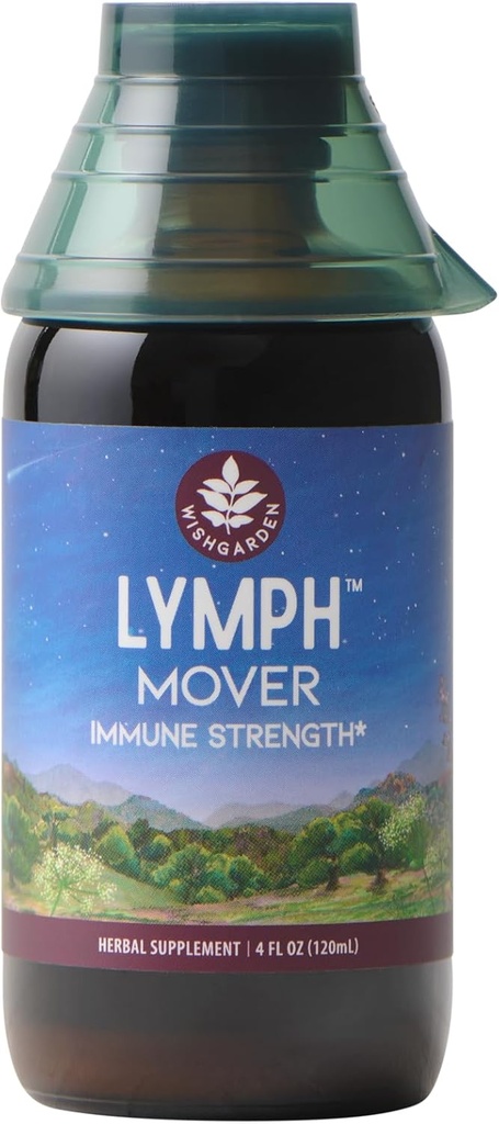 WishGarden Herbs Lymph Mover Immune Strength - Natural Herbal Limphatic Drainage y Limphatic Cleanse Suplemento con Echinacea para Immune Support, Supports Healthy Lymphatic System Function, 4oz