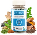Fuerza " Especias - Soporte para tiroides, Suplemento de yodo con Maca Root, Kelp de mar, nueces de Brasil y Ashwagandha, 60 cápsulas