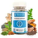Strength & Spices - Thyroid Support, Iodine Supplement with Maca Root, Sea Kelp, Brazil Nuts and Ashwagandha, 60 Capsules