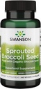 Swanson Hecho con Semilla de Broccoli orgánica 400 Milligrams 60 Veg Capsules