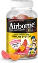 Vitamina C 500mg (por servicio) - Gaviotas de frutas saboreados (63 Cuenta en botella), Suplemento de apoyo sin gluten con vitaminas C E, selenio
