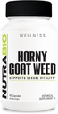 NutraBio Horny Goat Weed Extract Suplemento, 500 mg - para Hombres y Mujeres, ayuda a apoyar energía y vitalidad, 90 cápsulas vegetales