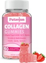 Collagen Gummies ← Pelo, Esquín &amp; uñas Gummies with Biotin Vitamin C, E, " Zinc ← Strawberry Flavored  durable Collagen for Women ◾ Strawberry Flavored 60 Conde