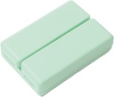 Organizador de Píldora Magnética plegable, Organizador de Píldora Diaria con 7 Compartimientos Contenedor de Píldora para Púrpura con Doble Lid para Píldoras, Vitamina, Aceite de Pesca, Suplementos (Green)