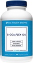 La vitamina Shoppe B-Complex 100 - apoya la producción de energía, la función del sistema nervioso y el metabolismo nutrito - excelente fuente de B1, B2, B6, B12, Niacin, ácido fólico " Biotina (300 cápsulas vegetales)