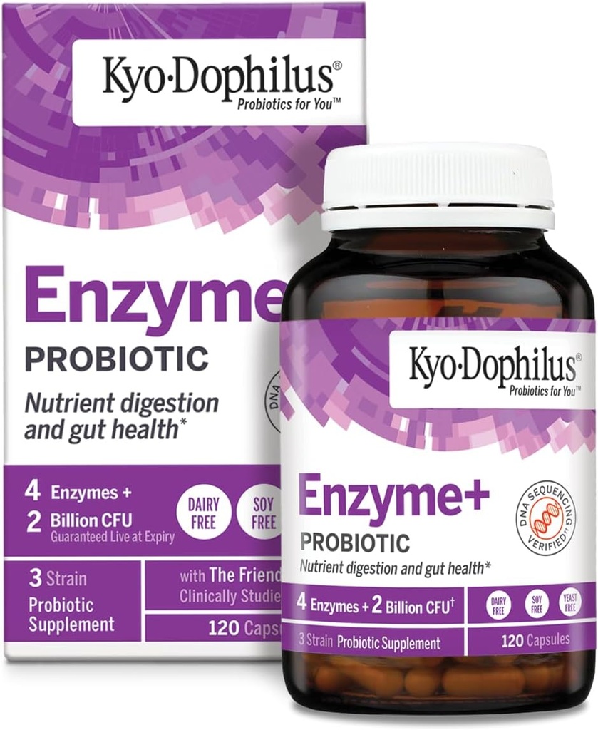 Kyolic Kyo-Dophilus Enzymes Probiotic, Nutrient Digestion and Gut Health