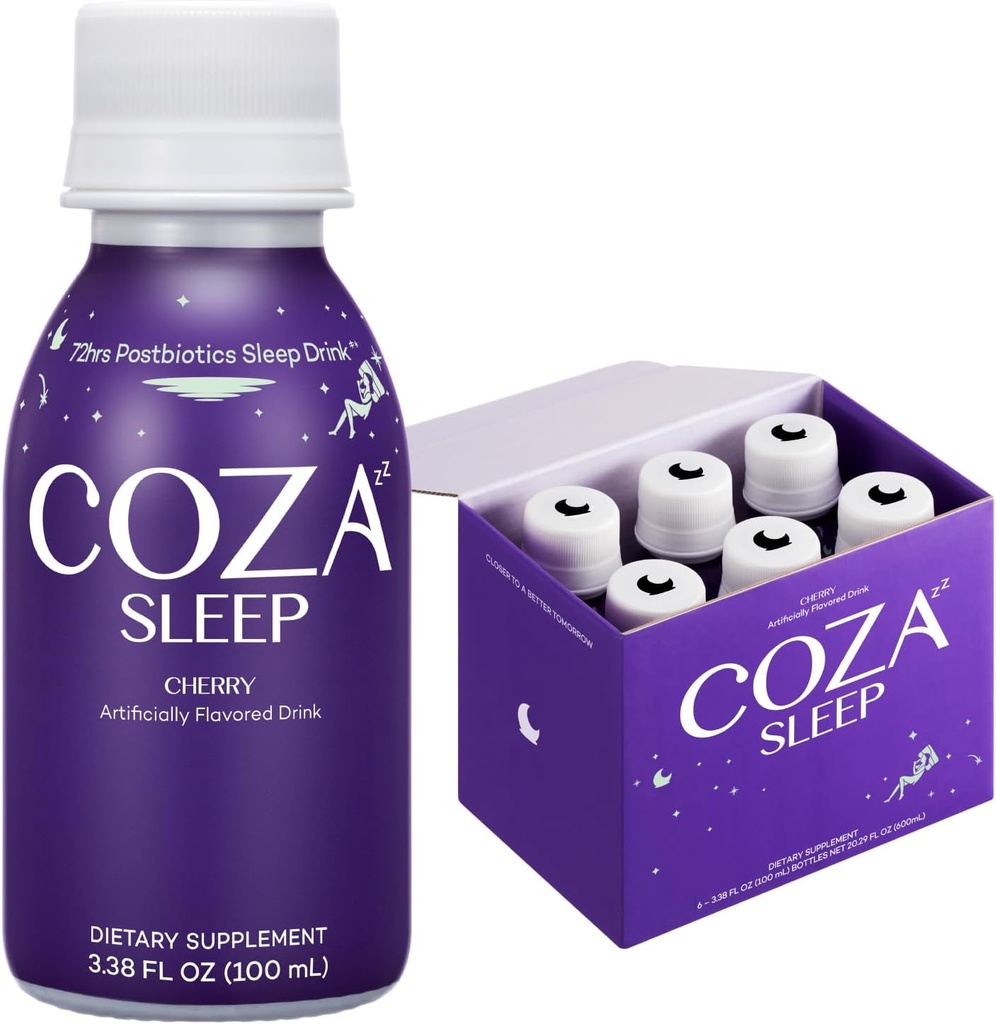 ← Ayuda para el sueño Suplemento Bebida ← Melatonin Gratis ← Ayudas para el sueño natural para adultos  Jujube, Magnesium, L Theanine, L Tryptophan, Vitamina B, Glycine, Hops  durable Cherry Flavored (Pack of 6)