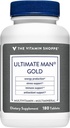 The Vitamin Shoppe Ultimate Man Multivitamin - High Potency Energy & Antioxidant Blend - Suplemento Multi-Mineral diario completo para la salud óptima de los hombres - Gluten & Dairy Free (180 Tablets)