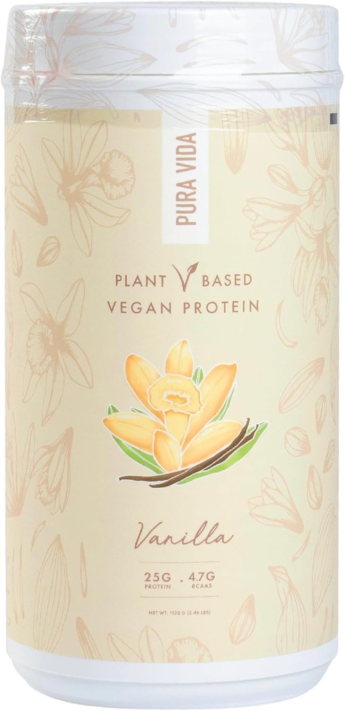 Pura Vida Miami Vanilla, Planta Basada - Vegan Protein