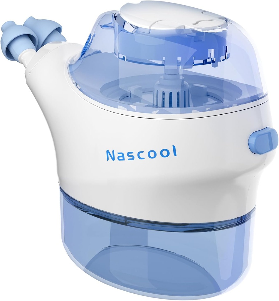Sistema de riego nasal con 50 paquetes de sal, limpiador de la nariz de neti eléctrico Sinus Rinse Machine for Sinus Relief Nasal Congestion Runny Nose