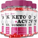 rize labs - Pro Fast Keto+ACV Gummies for Advanced Weight Loss, All Natural Keto Plus Apple Cider Vinegar 1000mg Suplemento, Ayuda a reducir la grasa del vientre, para la fuerza extra (300 Gummies)