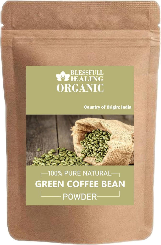 Organic Green Coffee Bean Powder 100% Pure Natural 100 Gram / 3.52 oz