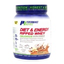 Rendimiento Dieta inspirada Proteína energética – 25G Proteína limpia – L-Carnitina & Leucine – Enzimas digestivas – Extracto verde del té – Sin gluten – 1g de azúcar – Latte de vainilla – 2.4 lb