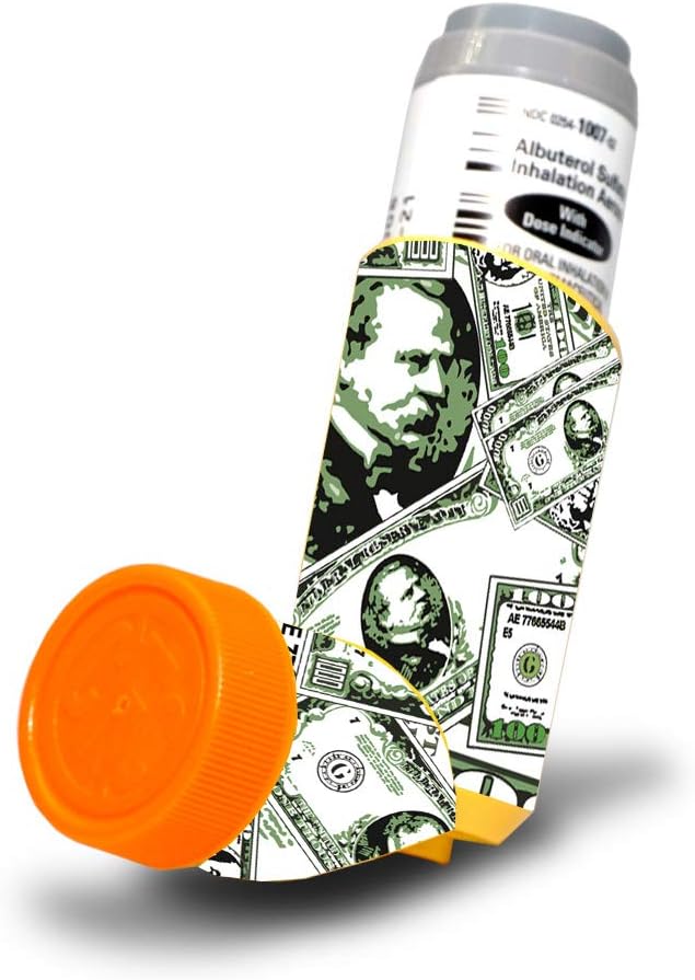 MightySkins Skin for Proventil HFA Asthma Inhaler - Pine Collage | Protective, Durable, and Unique Vinyl Decal wrap Cover | Easy to Apply, Remove, and Change Styles | Made in The USA