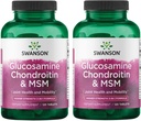 Swanson Glucosamine Chondroitin &amp; Msm 500/400/200 Milligrams 120 Tabs (2 Pack)
