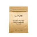 Ingredientes originales puros Inositol (Vitamin B8) Polvo (8 oz) Siempre puro, sin artillería o aditivos, Lab Verified