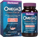 BlueBonnet Nutrition Omega-3 Salmon Oil Softgels, 90 Cuenta
