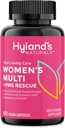 Cuidado total de amor de Hyland Multivitamin para mujeres y PMS Rescate, 60 cápsulas Vegan con L-Theanine para Focus y Stress Relief Support con Chasteberry y Dong Quai para soporte menstrual