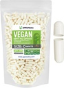 XPRS Nutra Tamaño 0 Empty Capsules - 1000 Conde Vacío Cápsulas Veganas - Láminas Vegetarianas - Láminas Vegetables DIY Filling - Cápsulas Veggie Pill para Suplementos Do-It-Yourself (White)