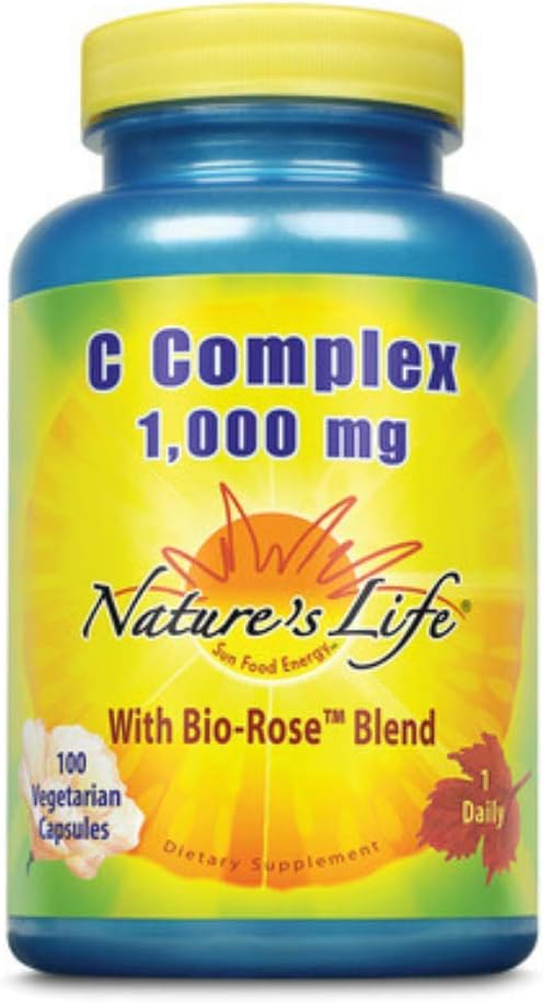 Vida de la naturaleza VIT C 1000 mg Caps tención 100 ct